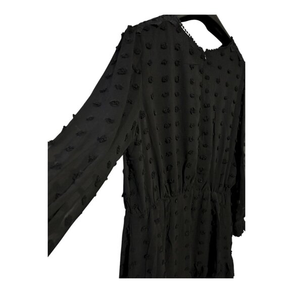 Nordstrom 2XL Black Lace Dress – Sheath, Long Sleeve, Short - Picture 7 of 8